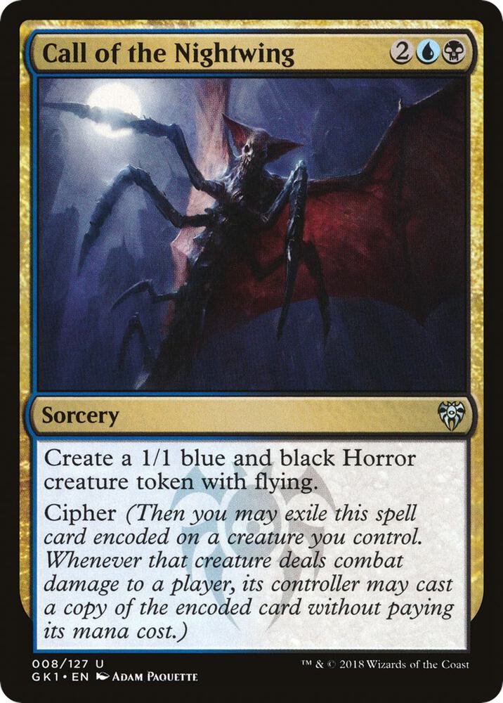 Call of the Nightwing 8/127 (Guilds of Ravnica: Guild Kits)  | Good Games Modbury