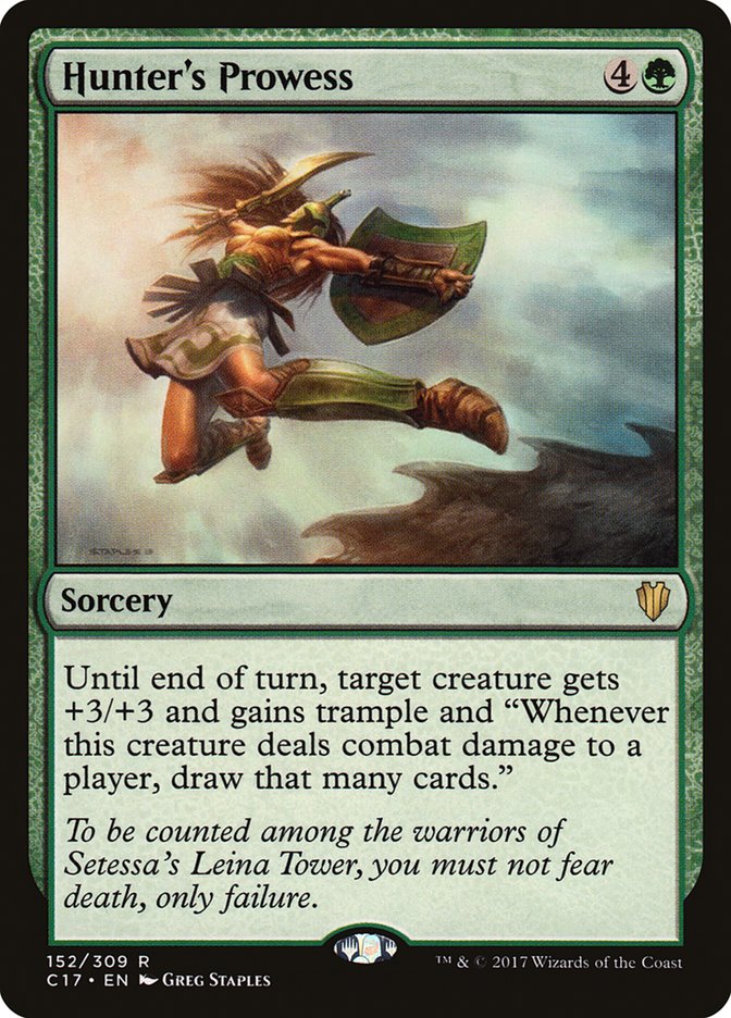 Hunter's Prowess 152/309 (Commander 2017)  | Good Games Modbury