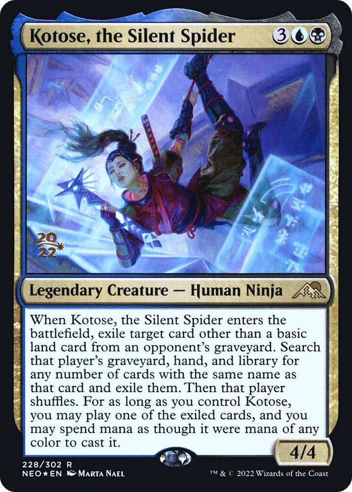 Kotose the Silent Spider 228s/157 (Prerelease Cards)  - Foil | Good Games Modbury