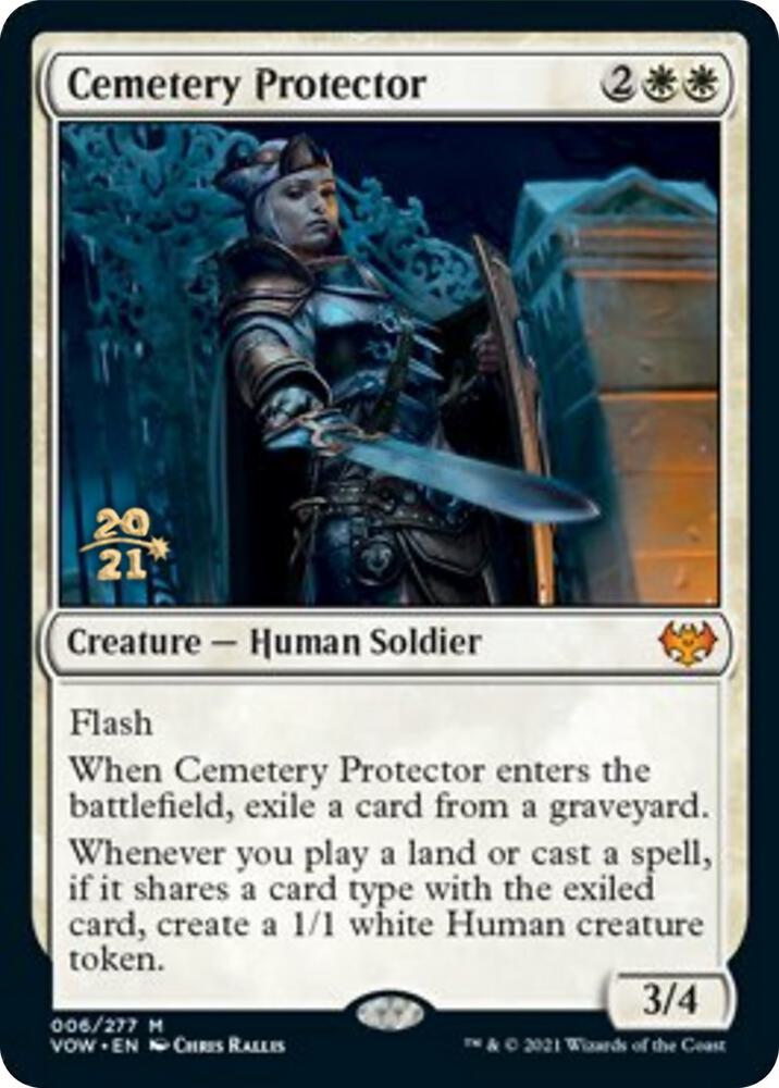 Cemetery Protector 6s/137 (Prerelease Cards)  - Foil | Good Games Modbury