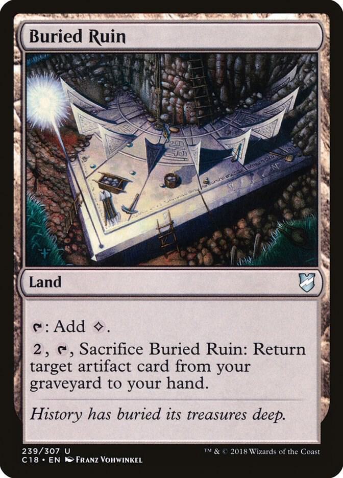 Buried Ruin 239/307 (Commander 2018)  | Good Games Modbury