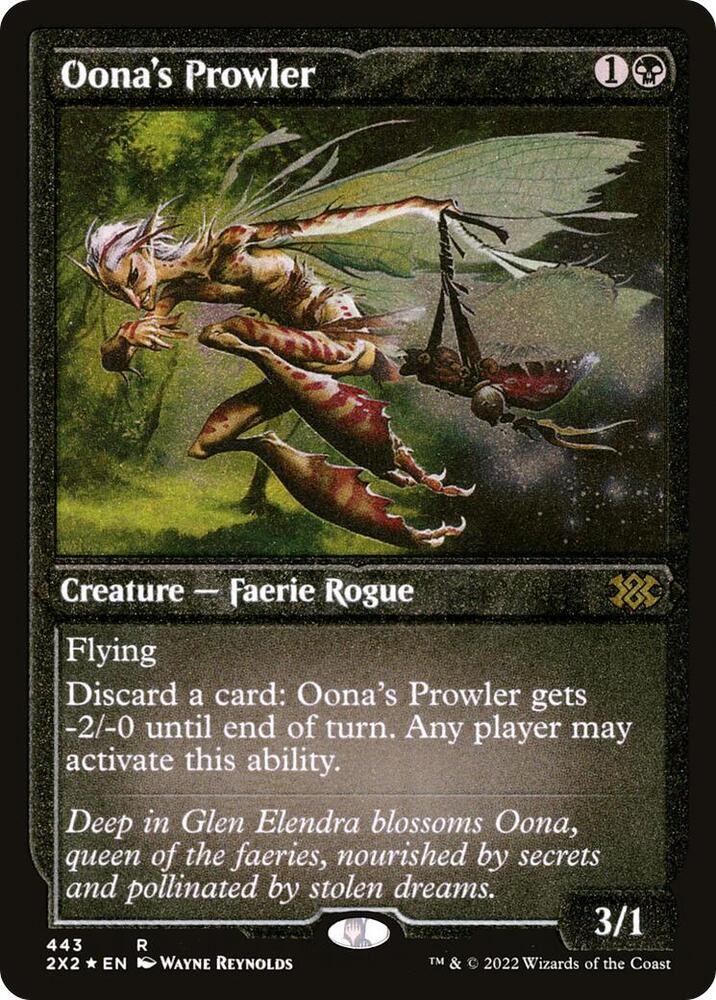 Oonas Prowler Foil Etched 443 (Double Masters 2022)  - Foil | Good Games Modbury