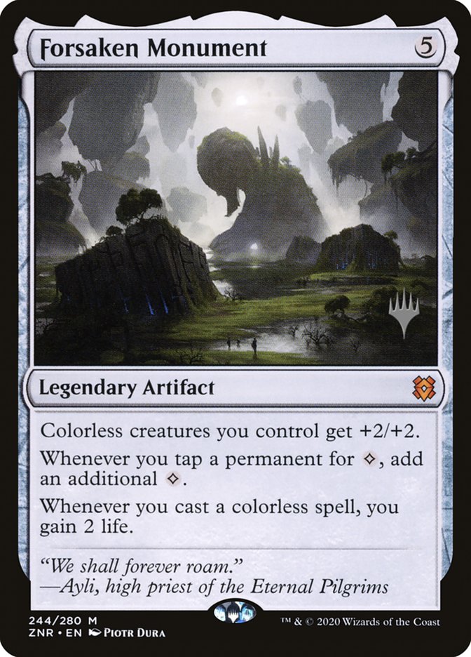 Forsaken Monument (Promo Pack) [Zendikar Rising Promos] | Good Games Modbury