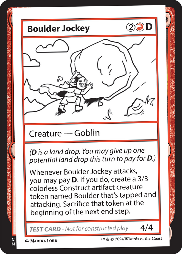 Boulder Jockey [Mystery Booster 2 Playtest Cards] | Good Games Modbury