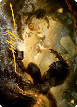 Storm the Festival Art Card Gold Stamped Signature 54 (Art Series: Innistrad: Midnight Hunt)  | Good Games Modbury