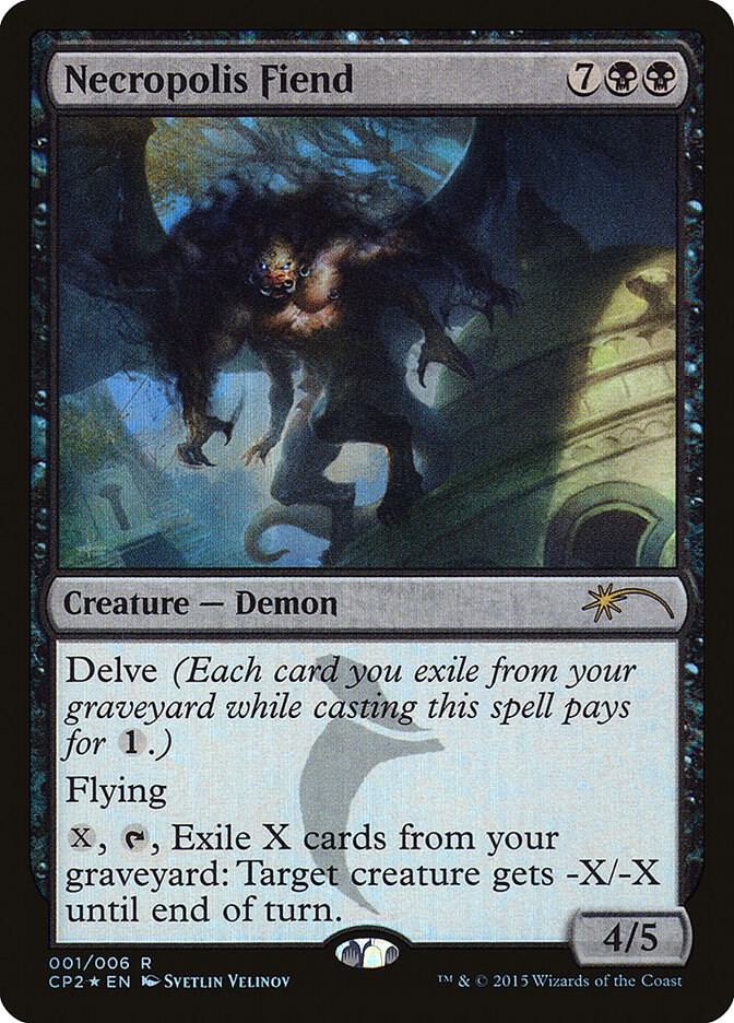 Necropolis Fiend 1/6 (Unique and Miscellaneous Promos)  - Foil | Good Games Modbury