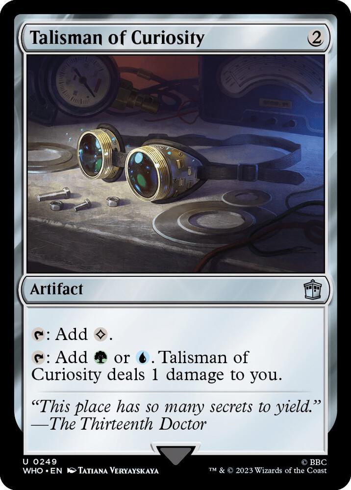 Talisman of Curiosity 249/331 (Universes Beyond: Doctor Who)  - Foil | Good Games Modbury