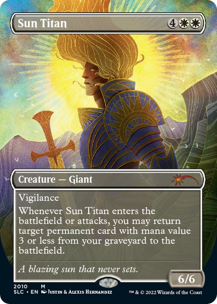 Sun Titan 2010 (Secret Lair Countdown Kit)  - Borderless Foil | Good Games Modbury
