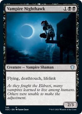 Vampire Nighthawk 140/38 (Commander: Innistrad: Crimson Vow)  | Good Games Modbury