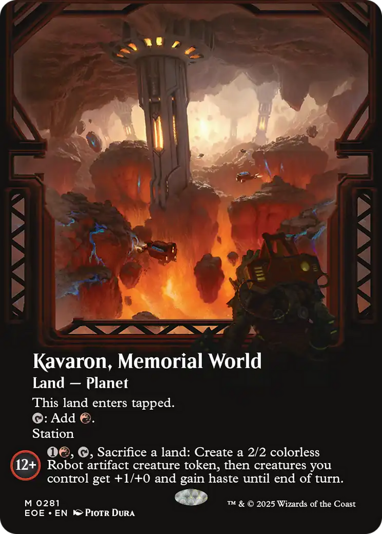 Kavaron, Memorial world (Borderless) [Edge of Eternities] | Good Games Modbury