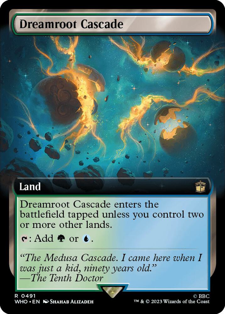 Dreamroot Cascade 491/331 (Universes Beyond: Doctor Who)  - Extended Art | Good Games Modbury