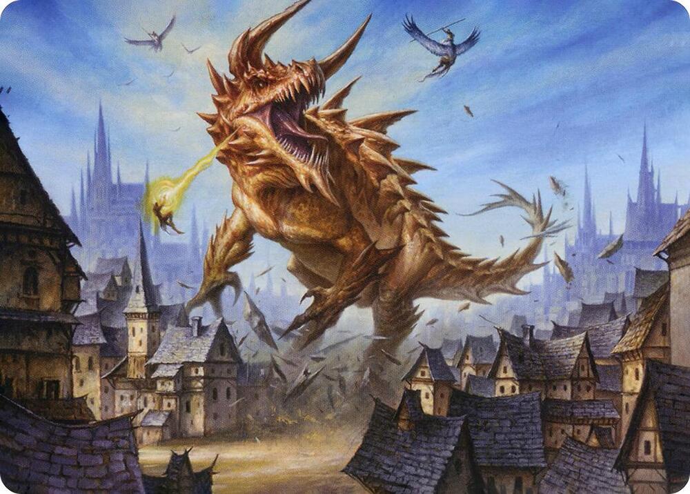 Tarrasque Art Card 19 (Art Series: Adventures in the Forgotten Realms)  | Good Games Modbury