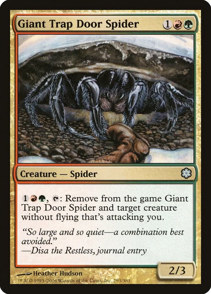 Giant Trap Door Spider 293/62 (Coldsnap Theme Deck Reprints)  | Good Games Modbury