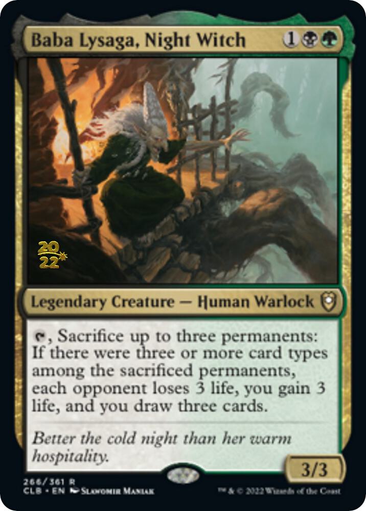 Baba Lysaga Night Witch 266s/108 (Prerelease Cards)  - Foil | Good Games Modbury