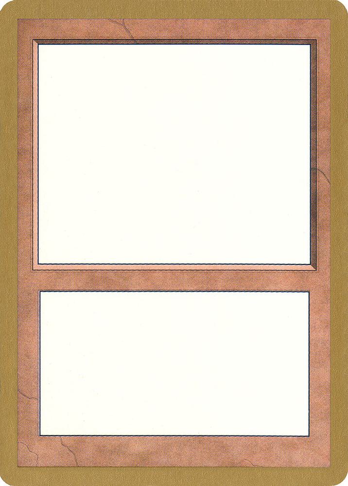 2000 World Championship Blank Card  (World Championship Decks)  | Good Games Modbury