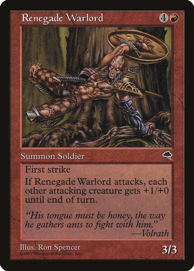 Renegade Warlord 197/350 (Tempest)  | Good Games Modbury