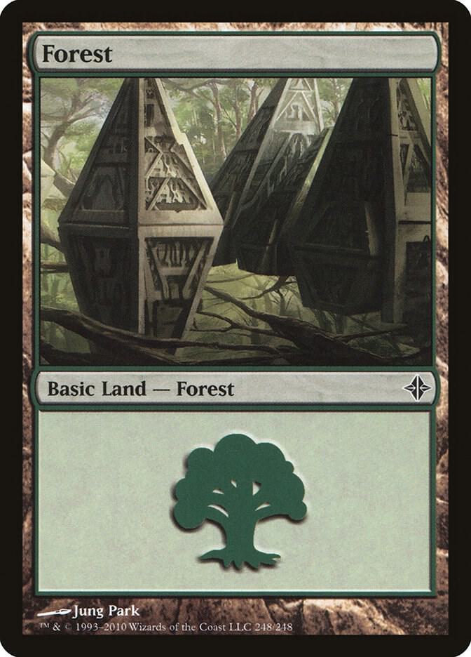 Forest 248/248 (Rise of the Eldrazi)  - Foil | Good Games Modbury