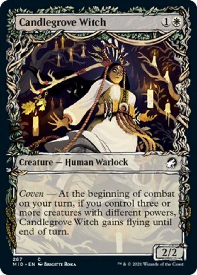 Candlegrove Witch (Showcase Equinox) [Innistrad: Midnight Hunt] | Good Games Modbury