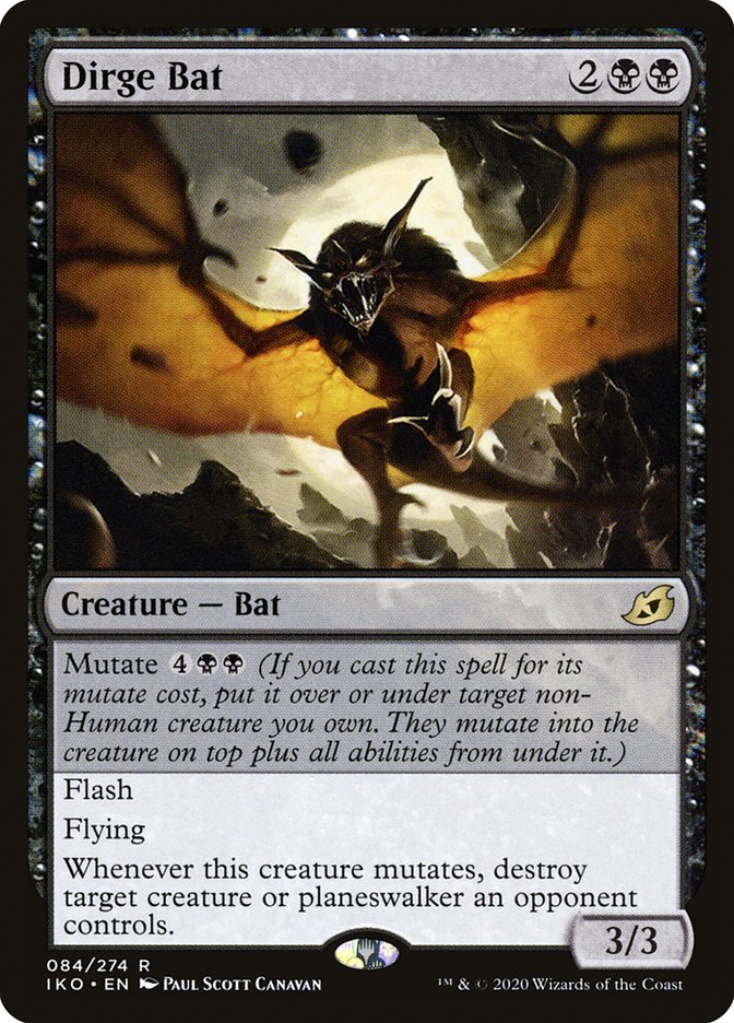 Dirge Bat 84/274 (Ikoria: Lair of Behemoths)  - Foil | Good Games Modbury