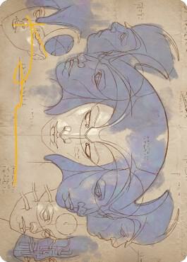 Helm of the Host Art Card Gold Stamped Signature 61 (Art Series: The Brothers' War)  | Good Games Modbury