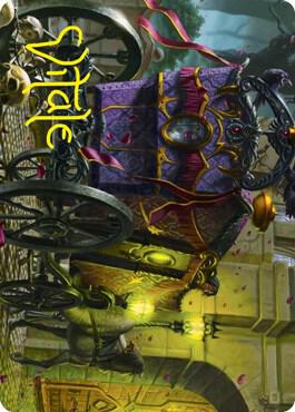 Honeymoon Hearse Art Card Gold Stamped Signature 45 (Art Series: Innistrad: Crimson Vow)  | Good Games Modbury
