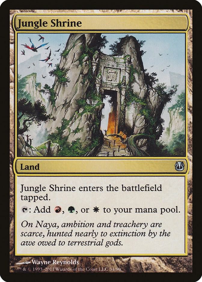 Jungle Shrine 34/80 (Duel Decks: Ajani vs. Nicol Bolas)  | Good Games Modbury