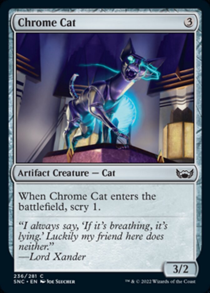 Chrome Cat [Streets of New Capenna] | Good Games Modbury