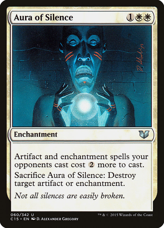Aura of Silence 60 (Commander 2015)  | Good Games Modbury