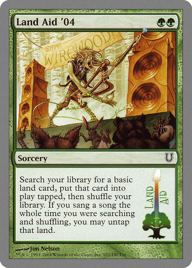 Land Aid '04 102/140 (Unhinged)  | Good Games Modbury