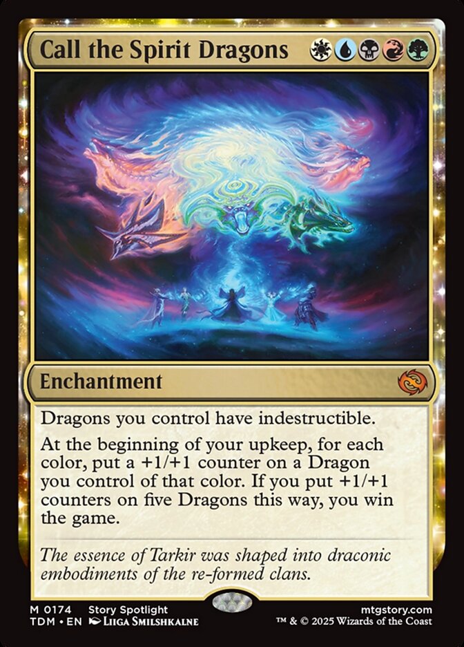 Call the Spirit Dragons 174/291 (Tarkir: Dragonstorm)  | Good Games Modbury