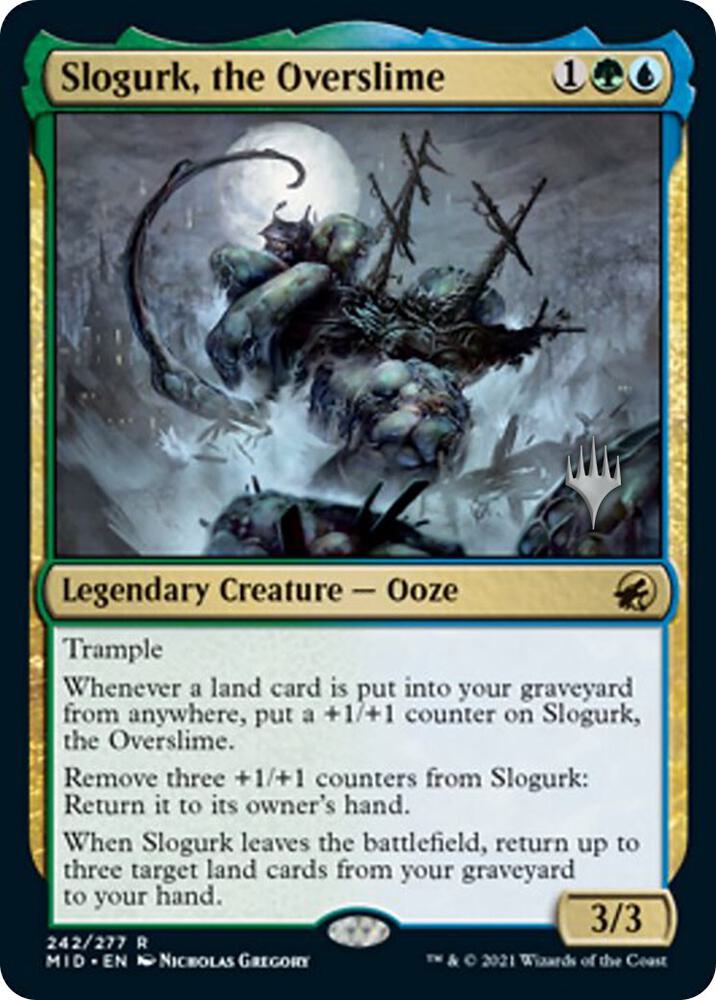 Slogurk the Overslime 242p/171 (Promo Pack: Innistrad: Midnight Hunt)  - Foil | Good Games Modbury