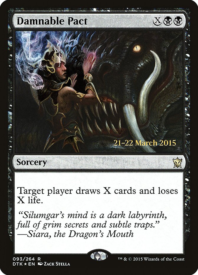 Damnable Pact [Dragons of Tarkir Prerelease Promos] | Good Games Modbury