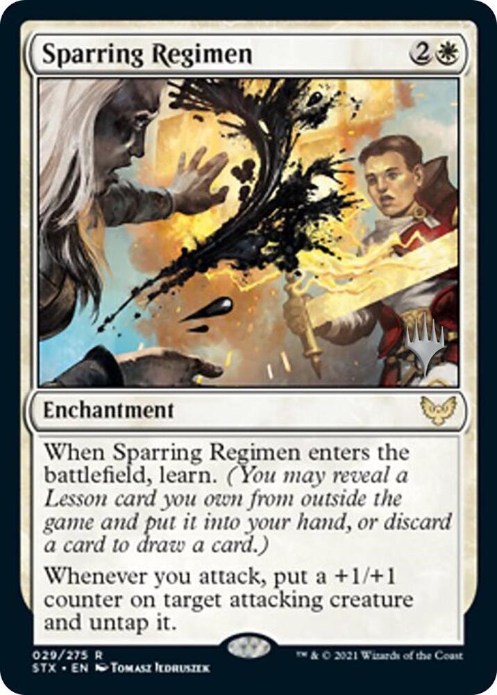 Sparring Regimen 29p/180 (Promo Pack: Strixhaven)  - Foil | Good Games Modbury