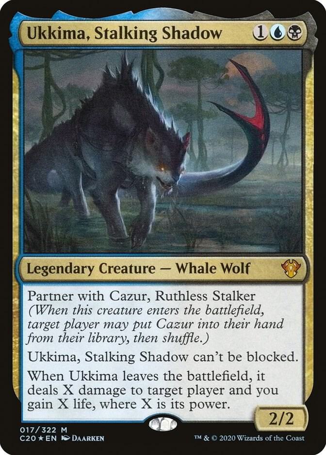 Ukkima, Stalking Shadow 17/322 (Commander 2020)  | Good Games Modbury