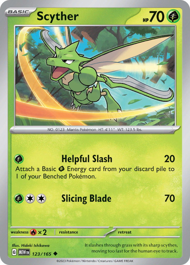 Scyther (123/165) [Scarlet & Violet: 151] | Good Games Modbury