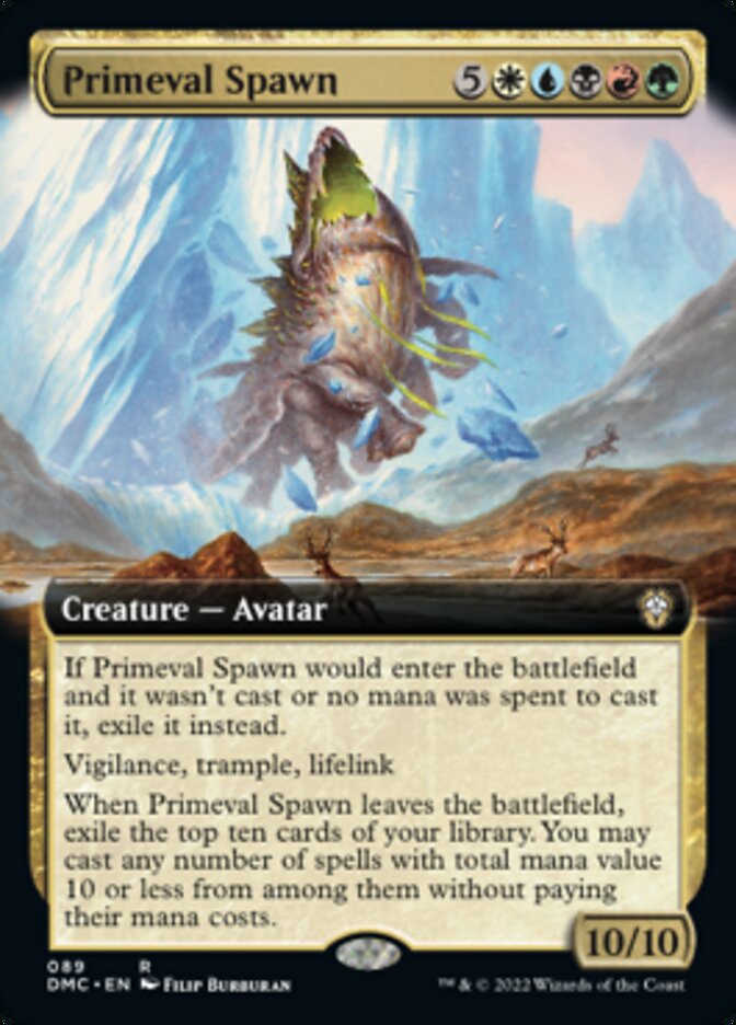 Primeval Spawn (Extended Art) [Dominaria United Commander] | Good Games Modbury