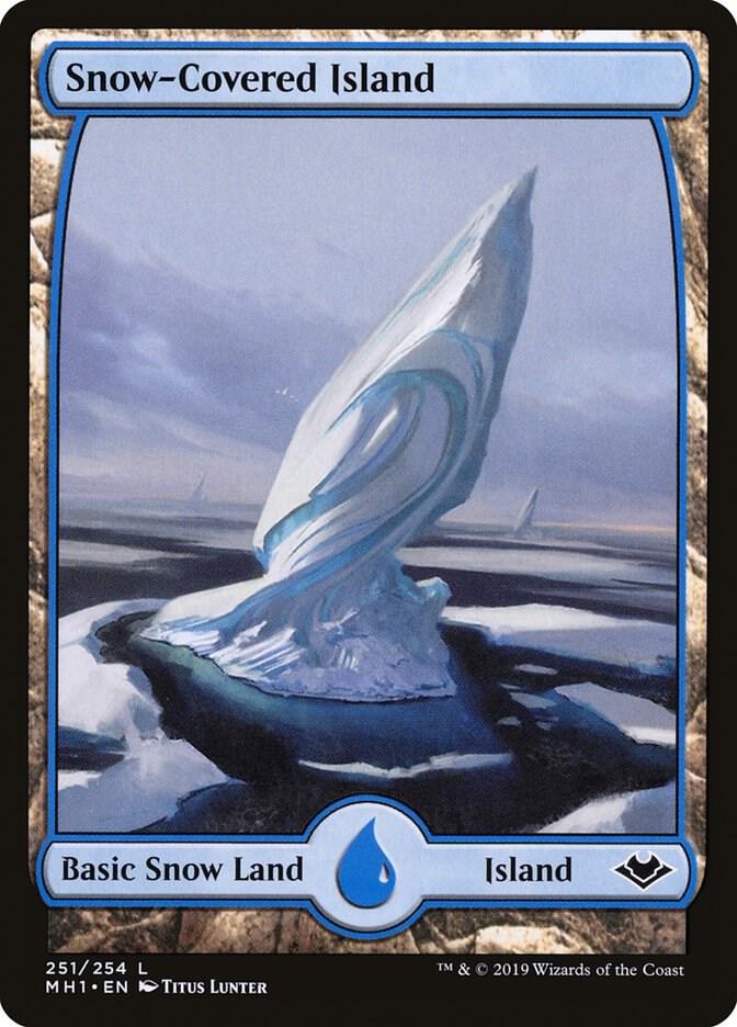 Snow-Covered Island 251 (Modern Horizons)  - Foil | Good Games Modbury