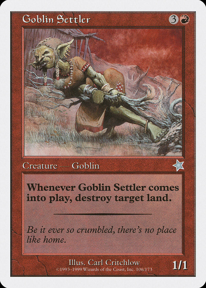 Goblin Settler [Starter 1999] | Good Games Modbury