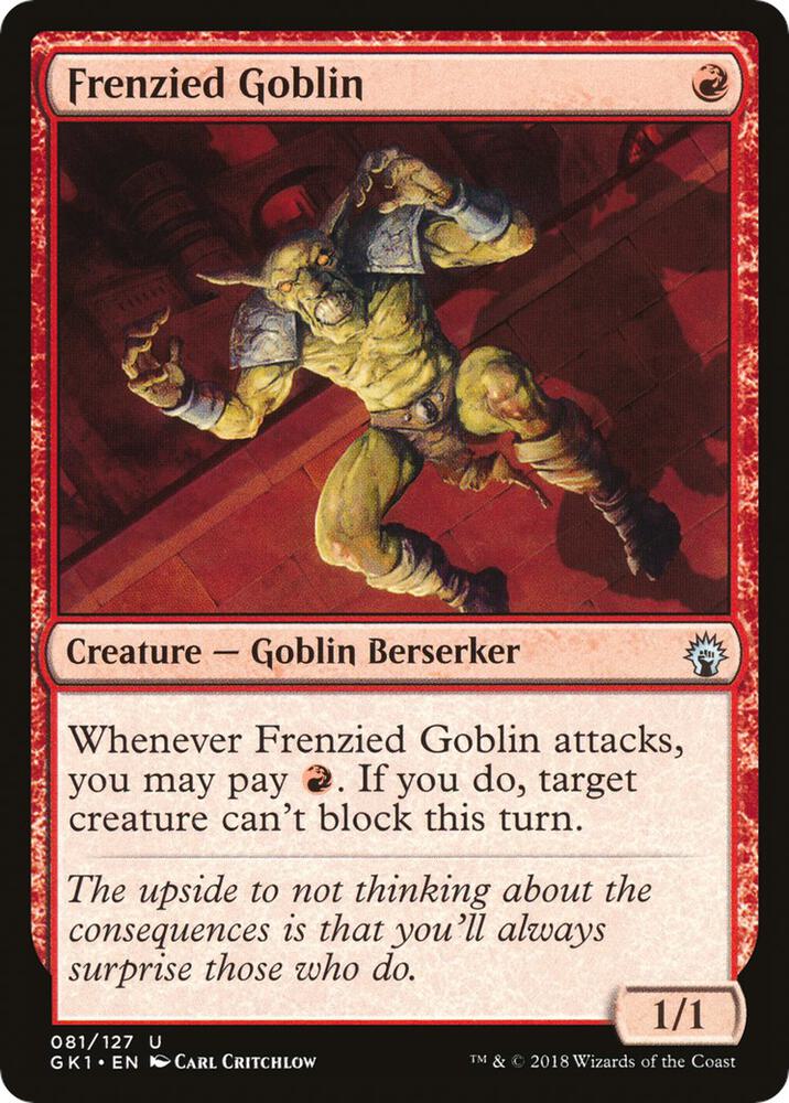 Frenzied Goblin 81/127 (Guilds of Ravnica: Guild Kits)  | Good Games Modbury