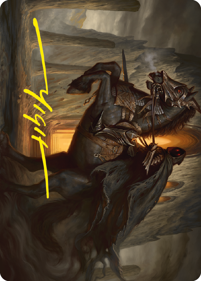 Nazgul Art Card (Gold-Stamped Signature) [The Lord of the Rings: Tales of Middle-earth Art Series] | Good Games Modbury