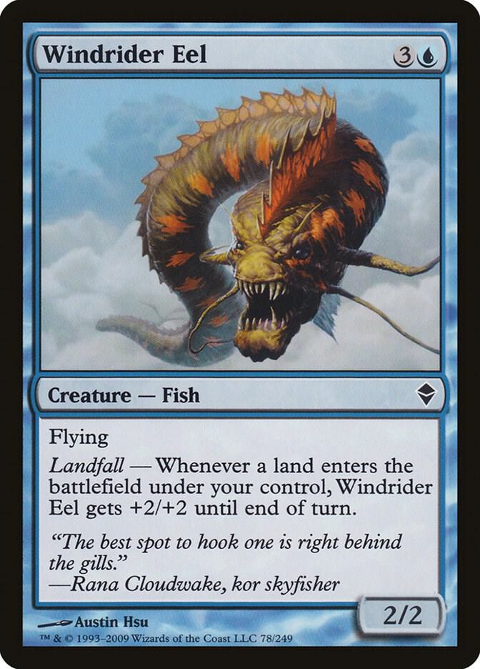Windrider Eel 78/249 (Zendikar)  - Foil | Good Games Modbury
