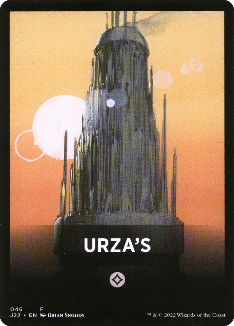 Urza's Theme Card [Jumpstart 2022 Front Cards] | Good Games Modbury