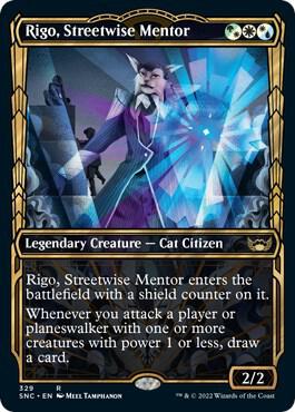 Rigo Streetwise Mentor Showcase 329/281 (Streets of New Capenna)  | Good Games Modbury