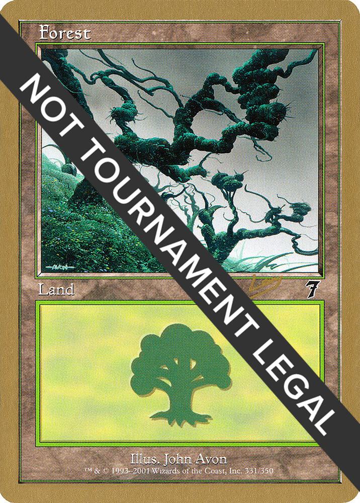 Forest 331 2002 Raphael Levy 7ED rl331/153 (World Championship Decks)  | Good Games Modbury