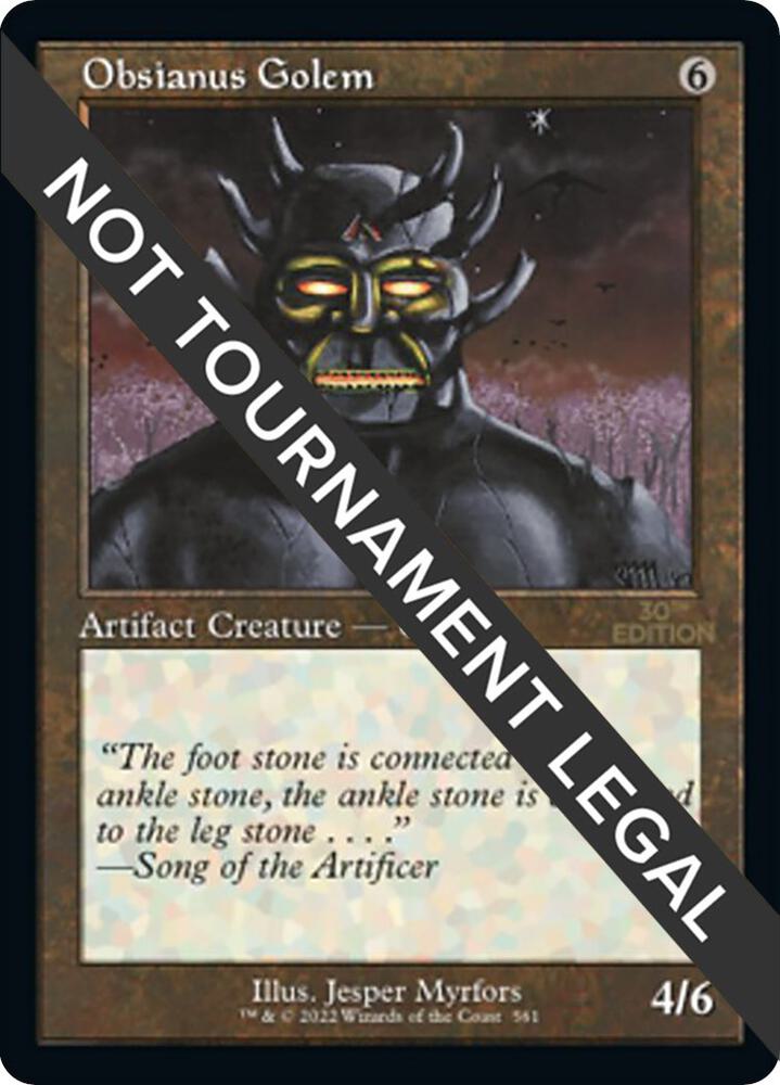 Obsianus Golem Retro Frame 561/594 (30th Anniversary Edition)  | Good Games Modbury