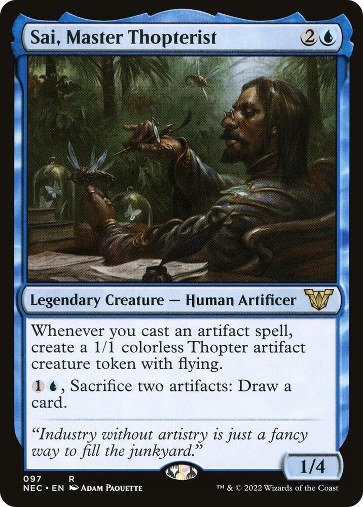 Sai, Master Thopterist 97/38 (Commander: Kamigawa: Neon Dynasty)  | Good Games Modbury