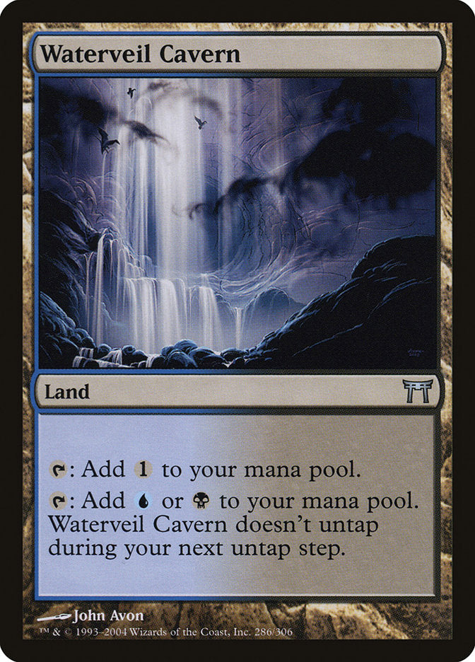 Waterveil Cavern 286/306 (Champions of Kamigawa)  | Good Games Modbury