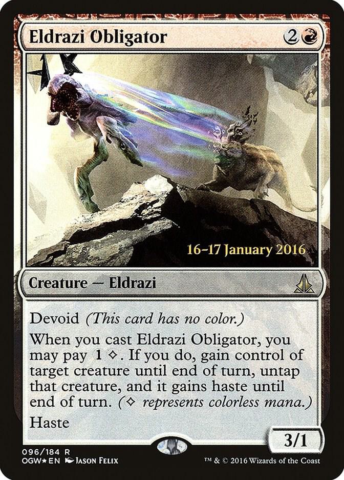 Eldrazi Obligator 96s/65 (Prerelease Cards)  - Foil | Good Games Modbury
