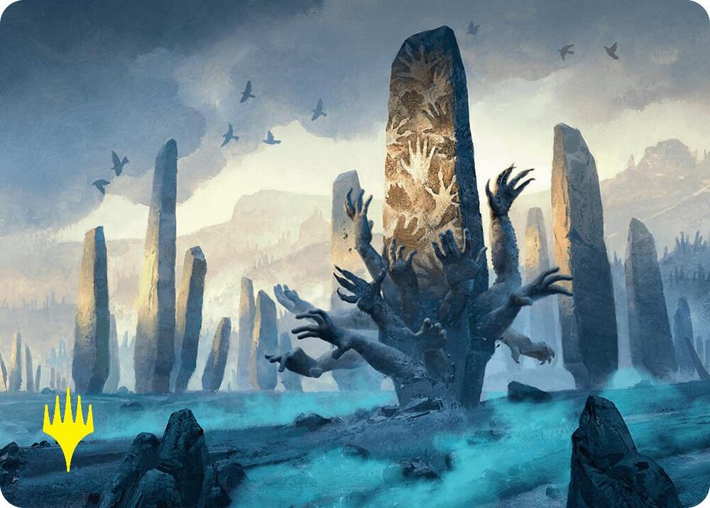 Soulstone Sanctuary Art Card 19 54 Gold Stamped Signature 19 (Art Series: Foundations)  | Good Games Modbury