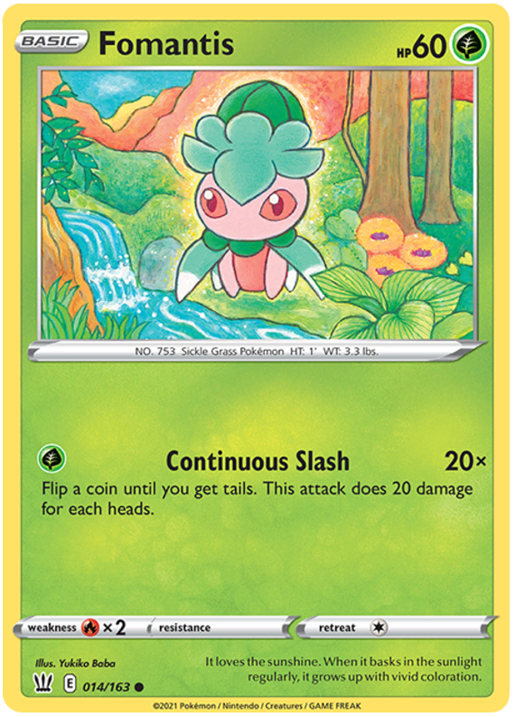 Fomantis (014/163) [Sword & Shield: Battle Styles] | Good Games Modbury